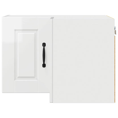 vidaXL Küchenschrank Hochglanz Weiß 57 x 57 x 40 cm Holzwerkstoff