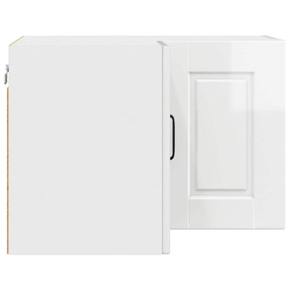 vidaXL Küchenschrank Hochglanz Weiß 57 x 57 x 40 cm Holzwerkstoff