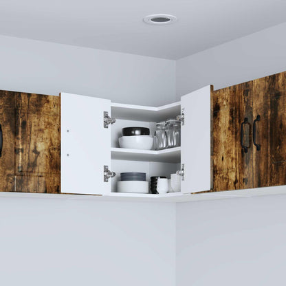 vidaXL Küchenschrank Geräucherte Eiche 57 x 57 x 40 cm Holzwerkstoff