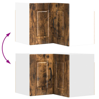 vidaXL Küchenschrank Geräucherte Eiche 57 x 57 x 40 cm Holzwerkstoff