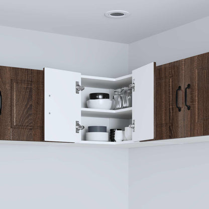 vidaXL Küchenschrank Braun Eichen-Optik 57 x 57 x 40 cm Holzwerkstoff
