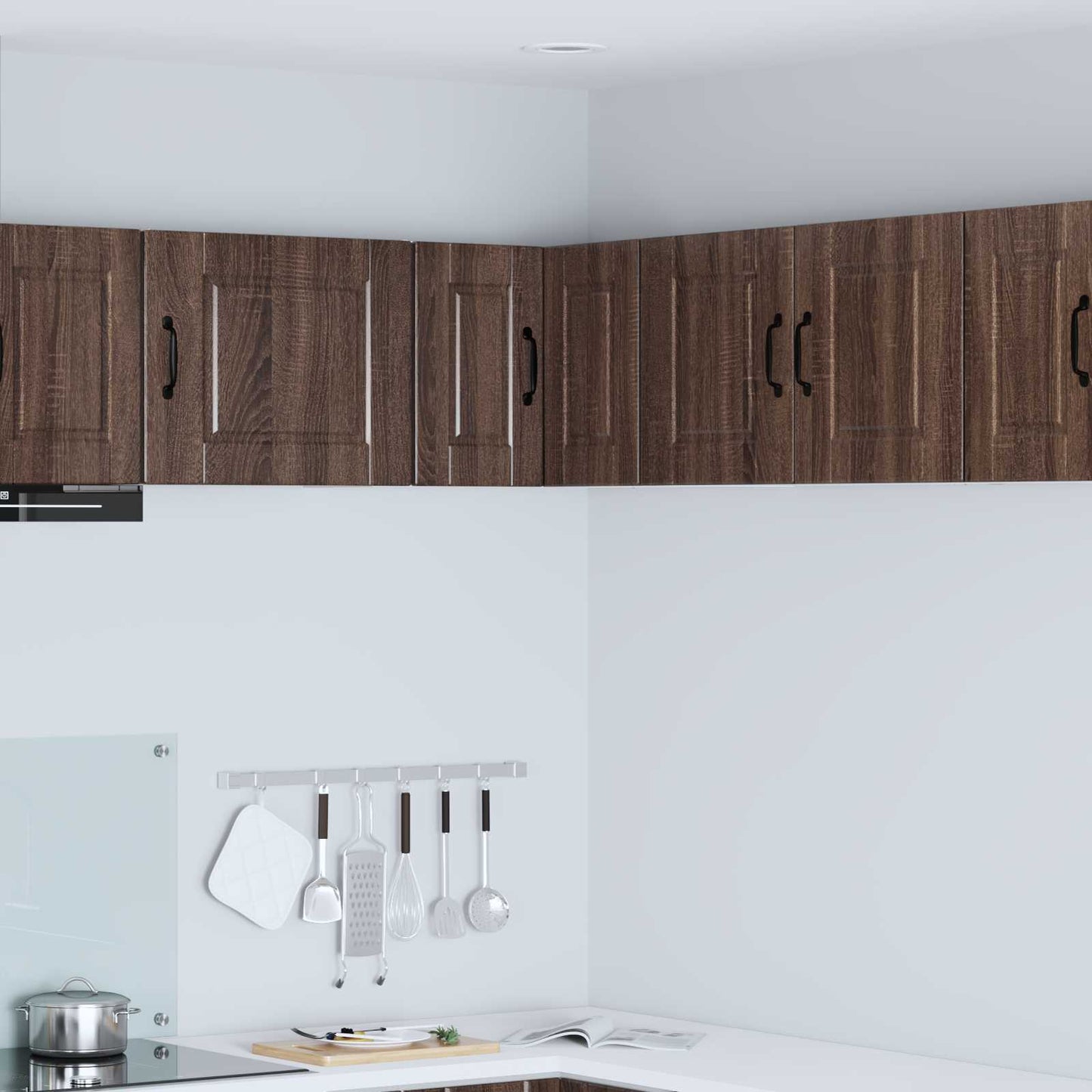 vidaXL Küchenschrank Braun Eichen-Optik 57 x 57 x 40 cm Holzwerkstoff