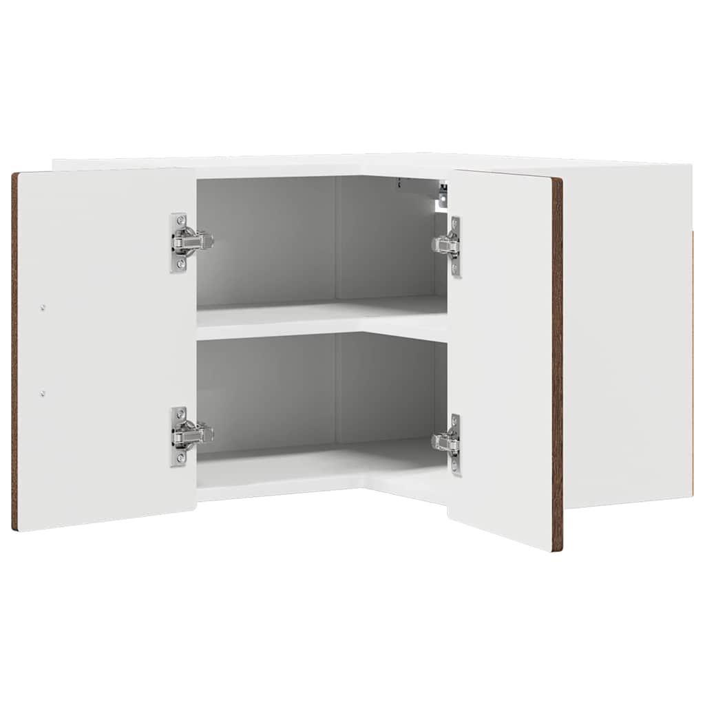 vidaXL Küchenschrank Braun Eichen-Optik 57 x 57 x 40 cm Holzwerkstoff