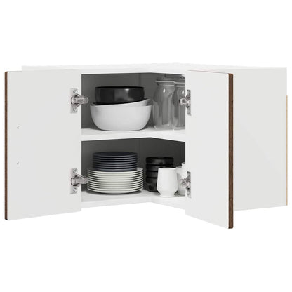 vidaXL Küchenschrank Braun Eichen-Optik 57 x 57 x 40 cm Holzwerkstoff