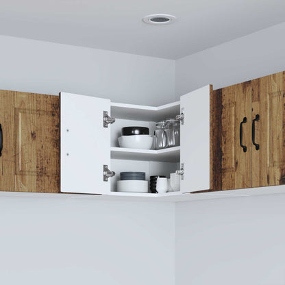 vidaXL Küchenschrank mit Regal Altholz 57 x 57 x 40 cm Holzwerkstoff
