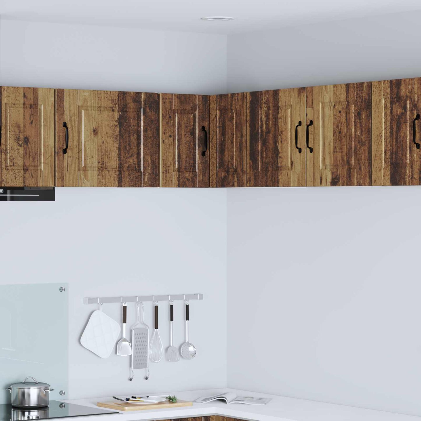 vidaXL Küchenschrank mit Regal Altholz 57 x 57 x 40 cm Holzwerkstoff