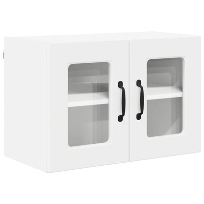 vidaXL Küchenschrank mit Tür 2 pcs Weiß 60 x 31 x 40 cm Holzwerkstoff