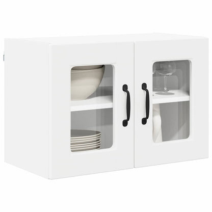 vidaXL Küchenschrank mit Tür 2 pcs Weiß 60 x 31 x 40 cm Holzwerkstoff