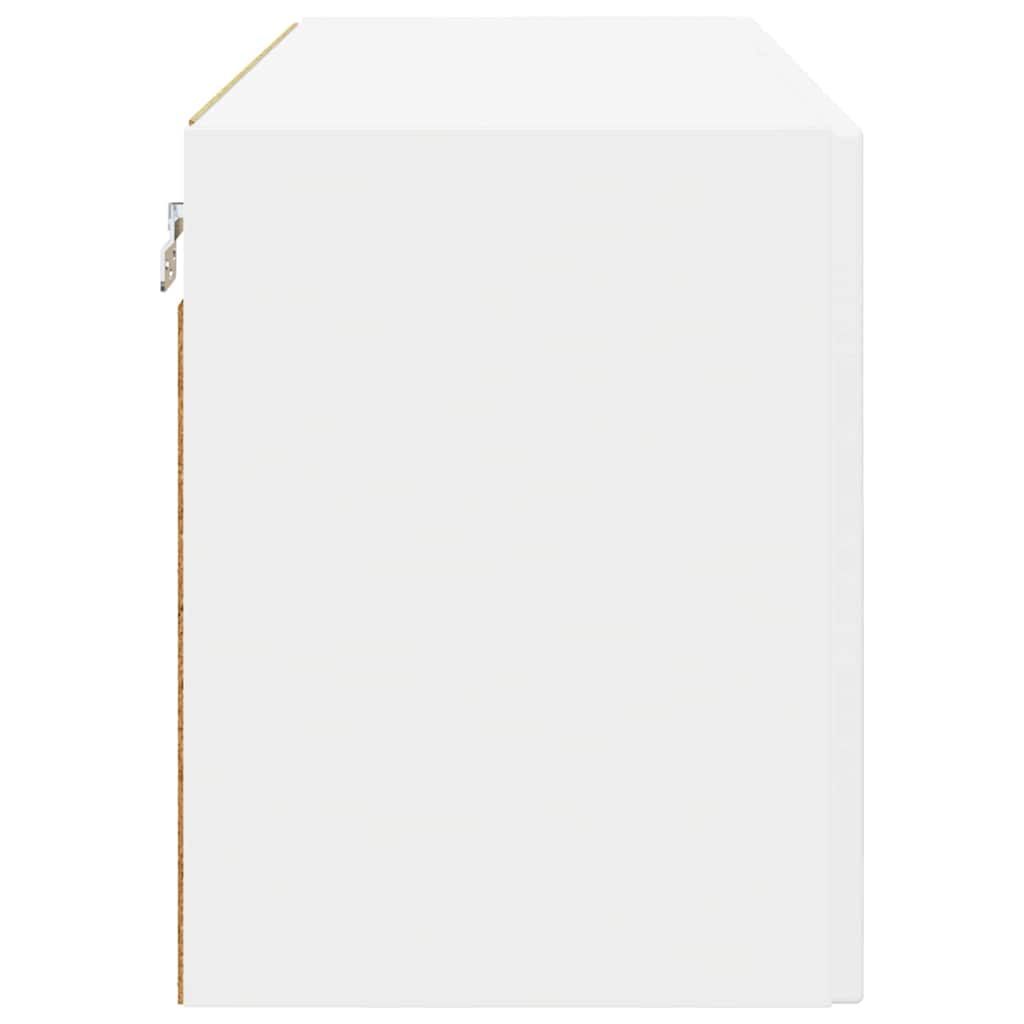 vidaXL Küchenschrank mit Tür 2 pcs Weiß 60 x 31 x 40 cm Holzwerkstoff