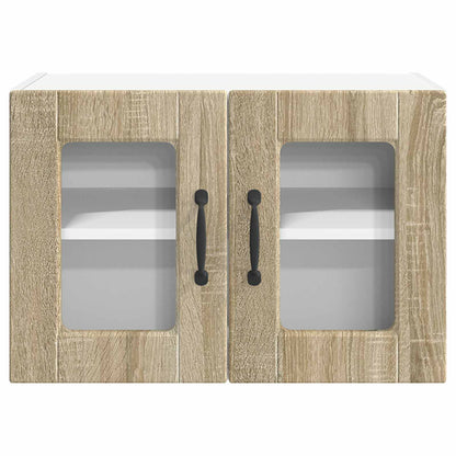 vidaXL Küchenschrank 2 pcs Sonoma-Eiche 60 x 31 x 40 cm Holzwerkstoff