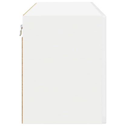 vidaXL Küchenschrank mit Regal 2 pcs Hochglanz Weiß 60 x 31 x 40 cm