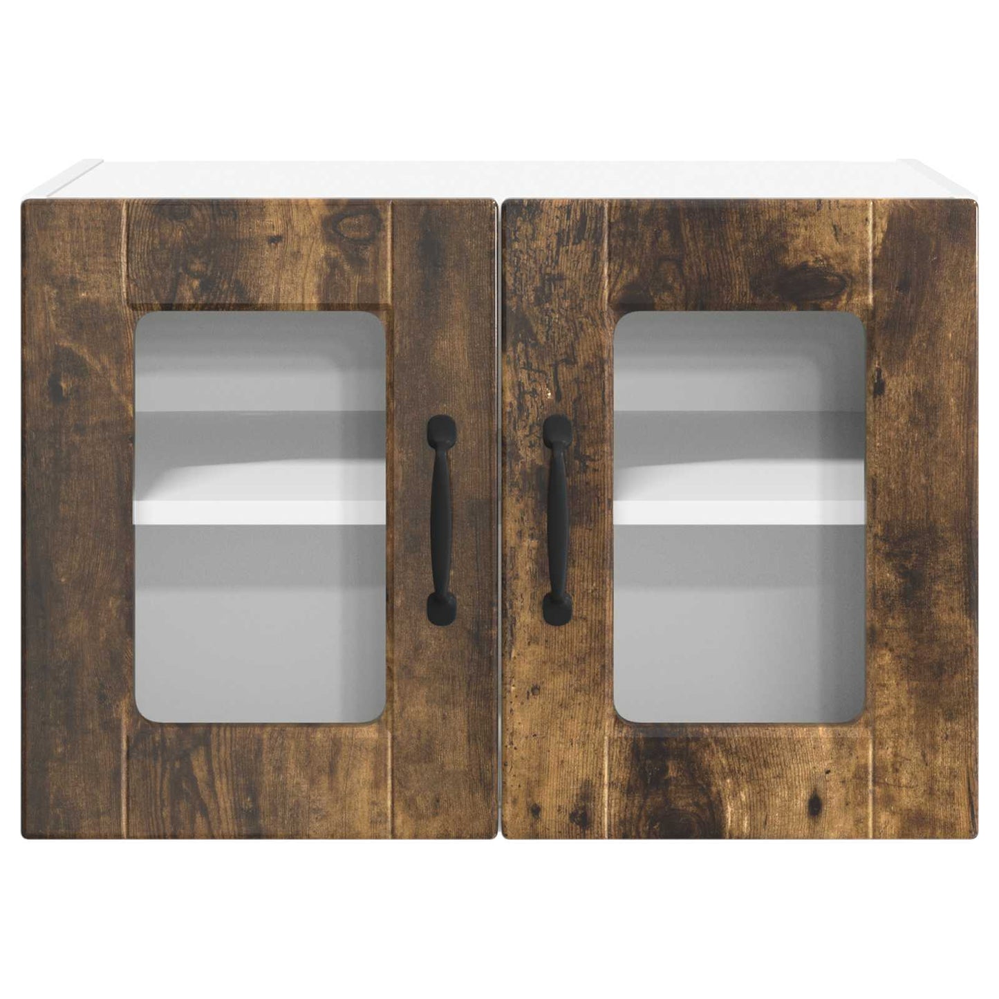 Küchenschrank mit Regal 2 pcs Geräucherte Eiche 60 x 31 x 40 cm