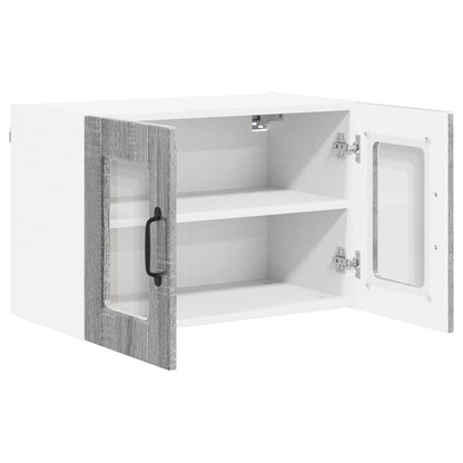 vidaXL Küchenschrank 2 pcs Graues Sonoma 60 x 31 x 40 cm Holzwerkstoff