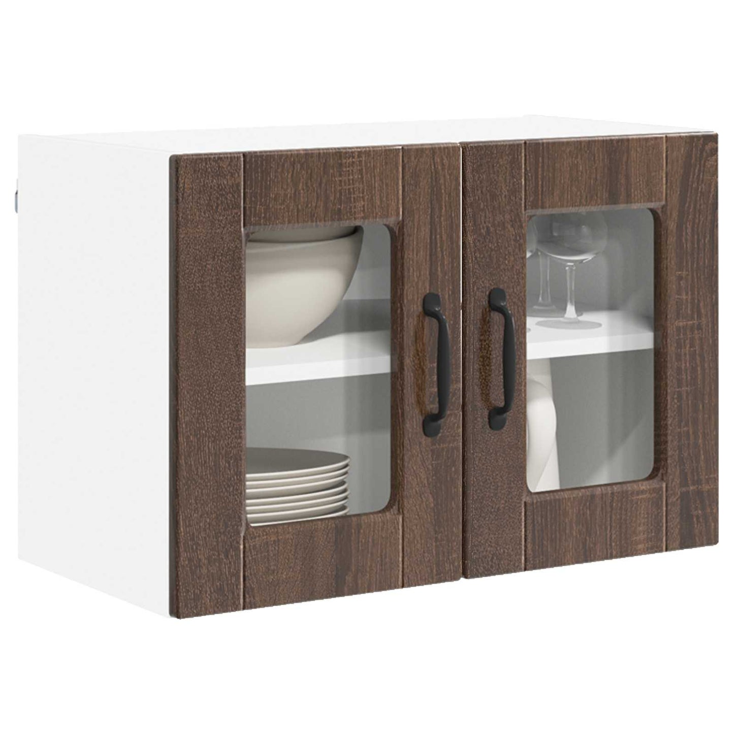vidaXL Küchenschrank Braun Eichen-Optik 60 x 31 x 40 cm Holzwerkstoff