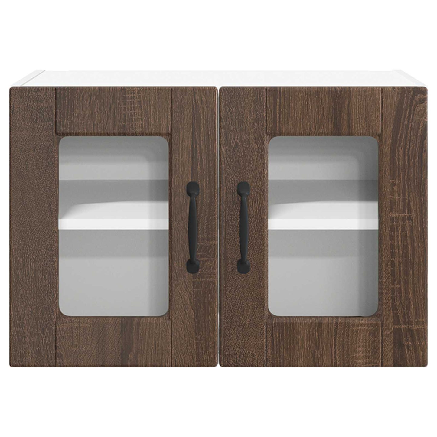 vidaXL Küchenschrank mit Tür 2 pcs Braun Eichen-Optik 60 x 31 x 40 cm