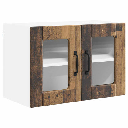 vidaXL Küchenschrank mit Regal Altholz 60 x 31 x 40 cm Holzwerkstoff