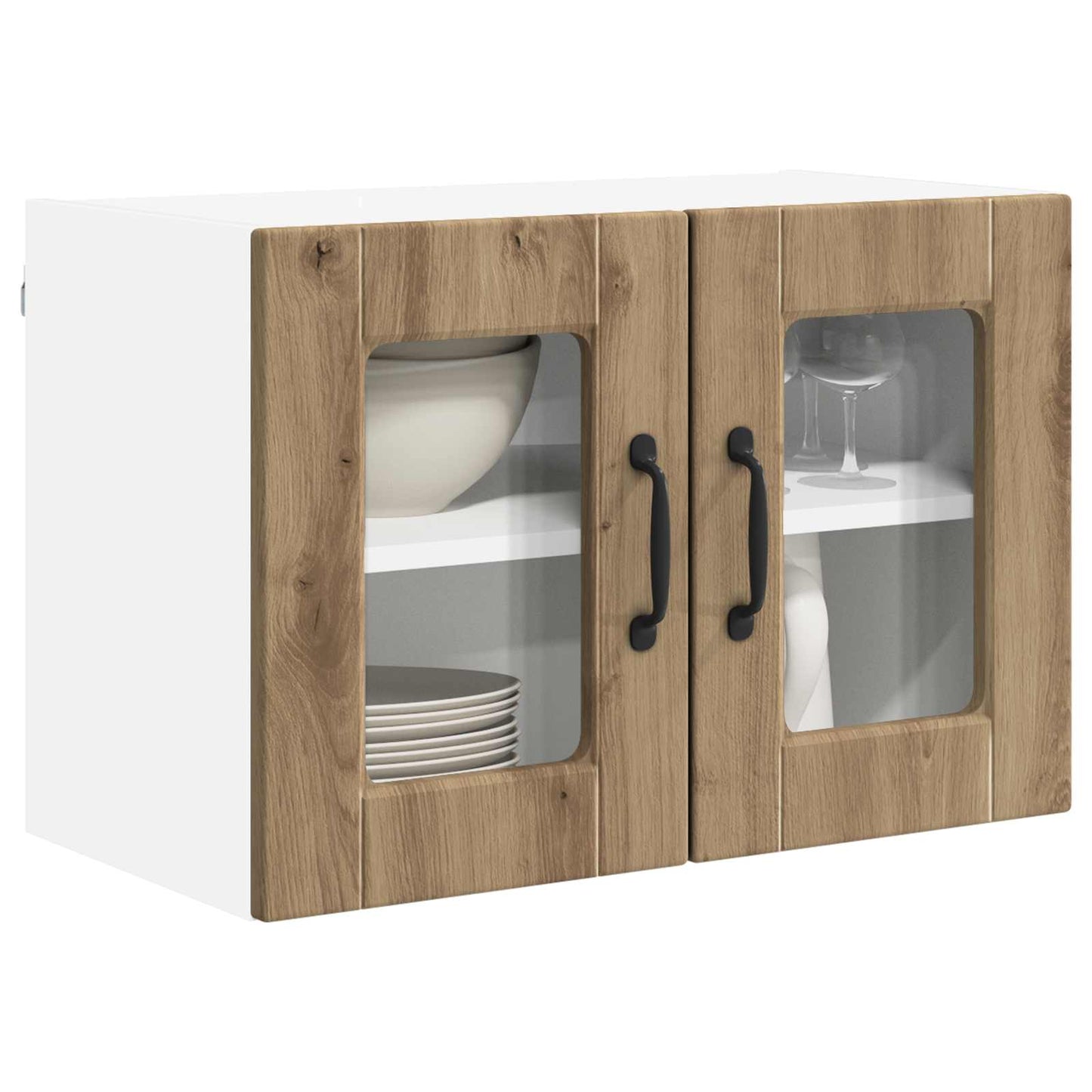 Küchenschrank 2 pcs Artisan-Eiche 60 x 31 x 40 cm Holzwerkstoff