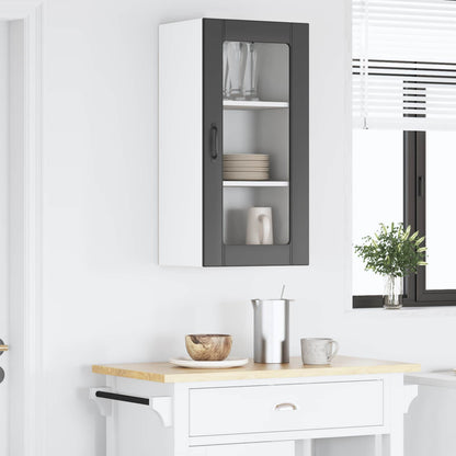 vidaXL Küchenschrank mit Regal Schwarz 40 x 31 x 80 cm Holzwerkstoff