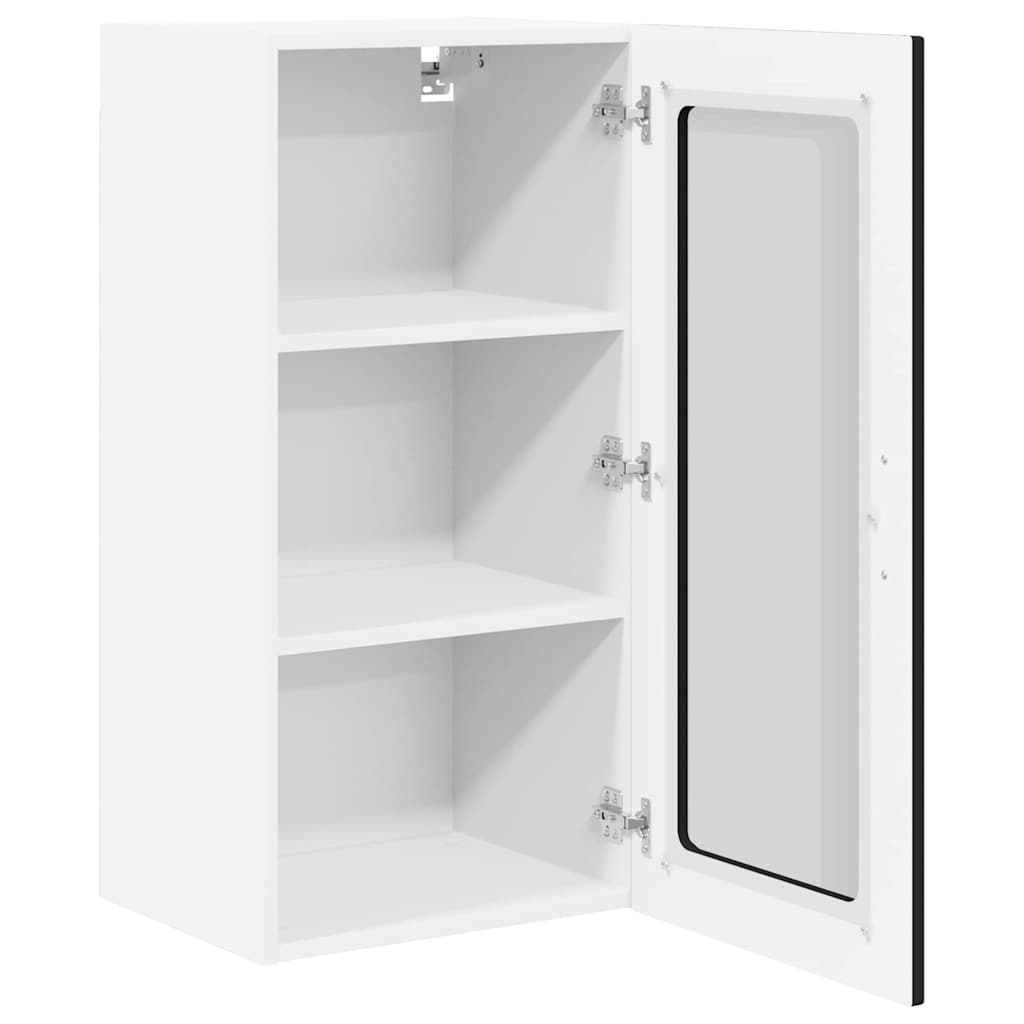 vidaXL Küchenschrank mit Regal Schwarz 40 x 31 x 80 cm Holzwerkstoff