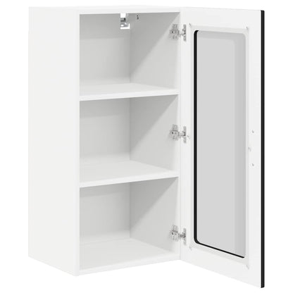 vidaXL Küchenschrank mit Regal Schwarz 40 x 31 x 80 cm Holzwerkstoff