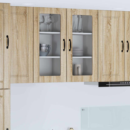 vidaXL Küchenschrank 2 pcs Sonoma-Eiche 40 x 31 x 80 cm Holzwerkstoff