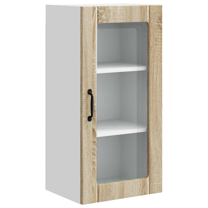 vidaXL Küchenschrank 2 pcs Sonoma-Eiche 40 x 31 x 80 cm Holzwerkstoff