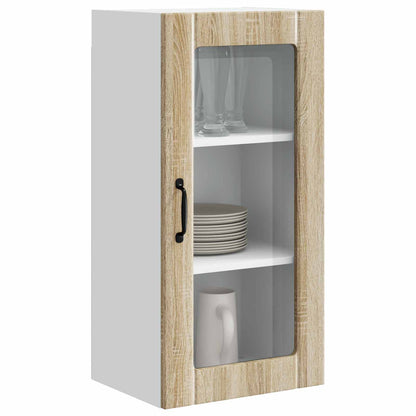 vidaXL Küchenschrank 2 pcs Sonoma-Eiche 40 x 31 x 80 cm Holzwerkstoff
