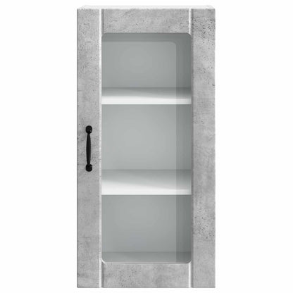 vidaXL Küchenschrank mit Tür Beton Grau 40 x 31 x 80 cm Holzwerkstoff