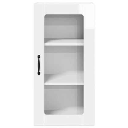 vidaXL Küchenschrank Hochglanz Weiß 40 x 31 x 80 cm Holzwerkstoff