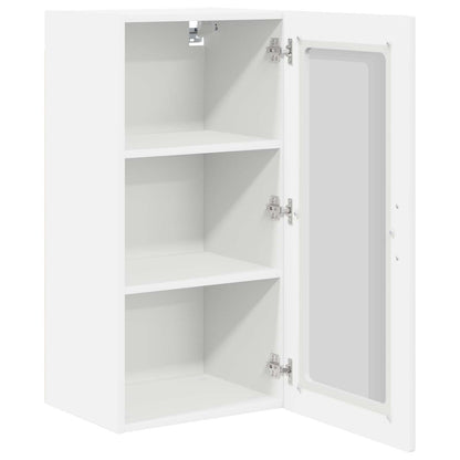 Meuble de cuisine avec étagère vidaXL 2 pcs Blanc brillant 40 x 31 x 80 cm