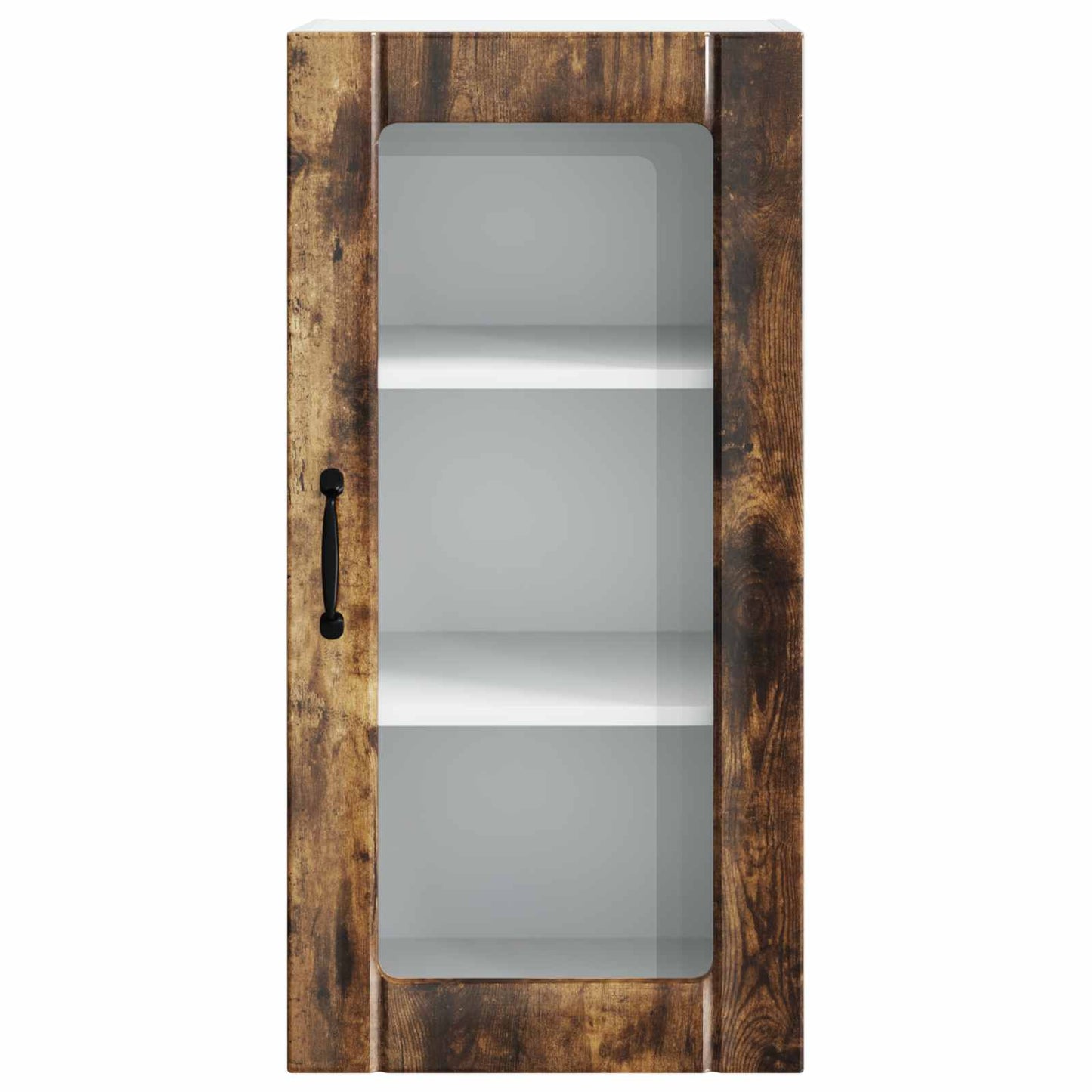 vidaXL Küchenschrank mit Regal 2 pcs Geräucherte Eiche 40 x 31 x 80 cm