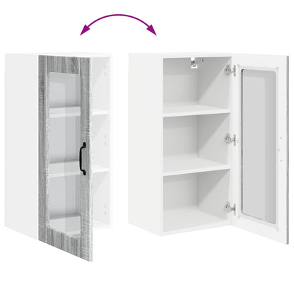 vidaXL Küchenschrank Graues Sonoma 40 x 31 x 80 cm Holzwerkstoff