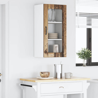vidaXL Küchenschrank mit Regal Altholz 40 x 31 x 80 cm Holzwerkstoff