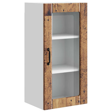vidaXL Küchenschrank mit Regal Altholz 40 x 31 x 80 cm Holzwerkstoff