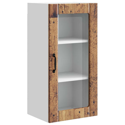vidaXL Küchenschrank mit Regal Altholz 40 x 31 x 80 cm Holzwerkstoff