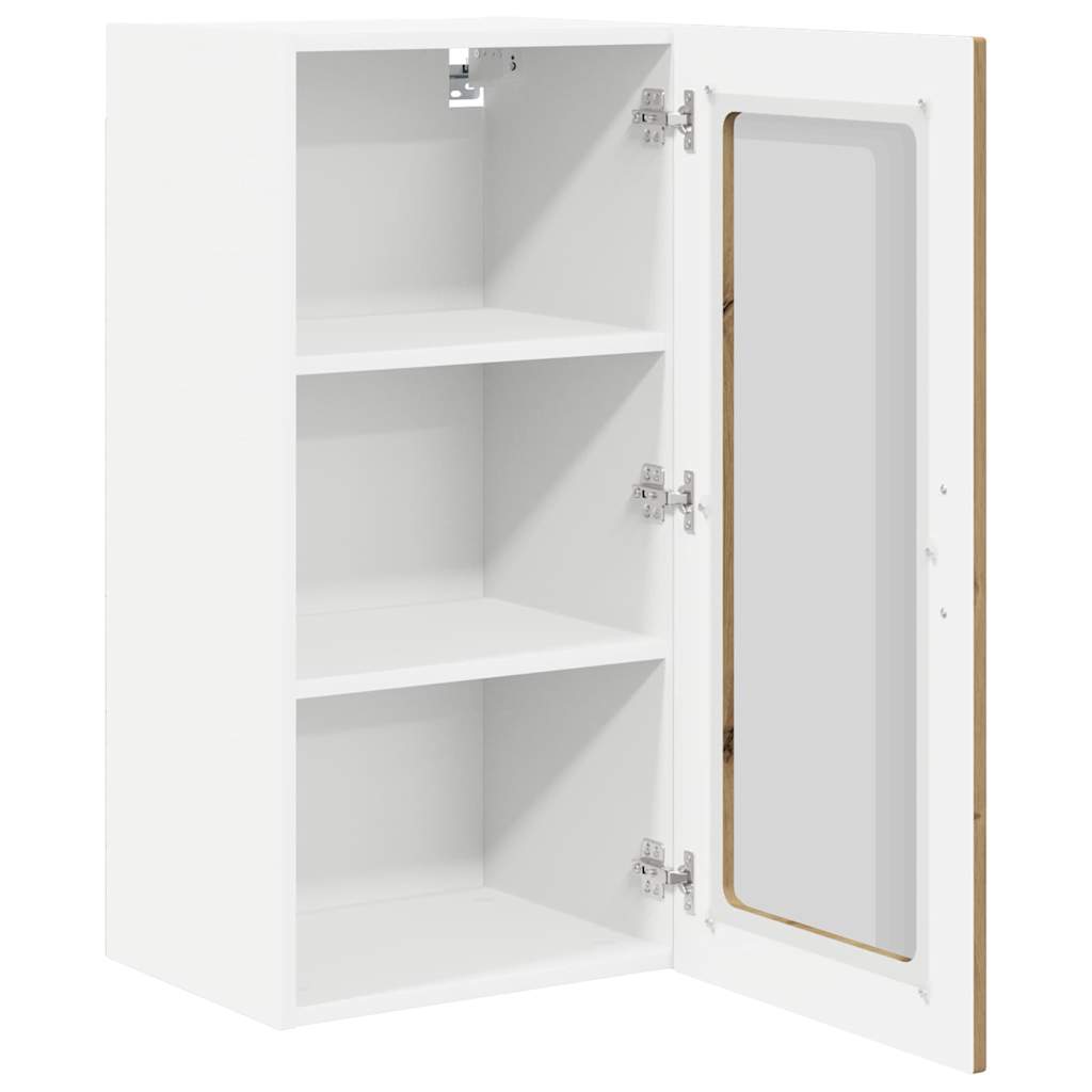 vidaXL Küchenschrank 2 pcs Artisan-Eiche 40 x 31 x 80 cm Holzwerkstoff