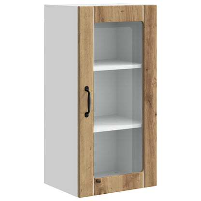 vidaXL Küchenschrank 2 pcs Artisan-Eiche 40 x 31 x 80 cm Holzwerkstoff