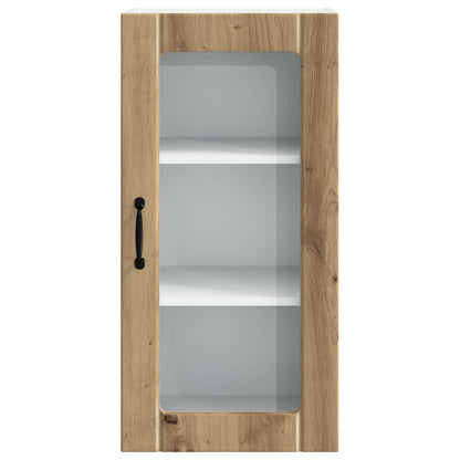 vidaXL Küchenschrank 2 pcs Artisan-Eiche 40 x 31 x 80 cm Holzwerkstoff