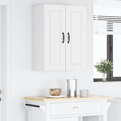 vidaXL Küchenschrank mit Tür 2 pcs Weiß 30 x 31 x 80 cm Holzwerkstoff