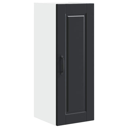 vidaXL Küchenschrank mit Regal Schwarz 30 x 31 x 80 cm Holzwerkstoff