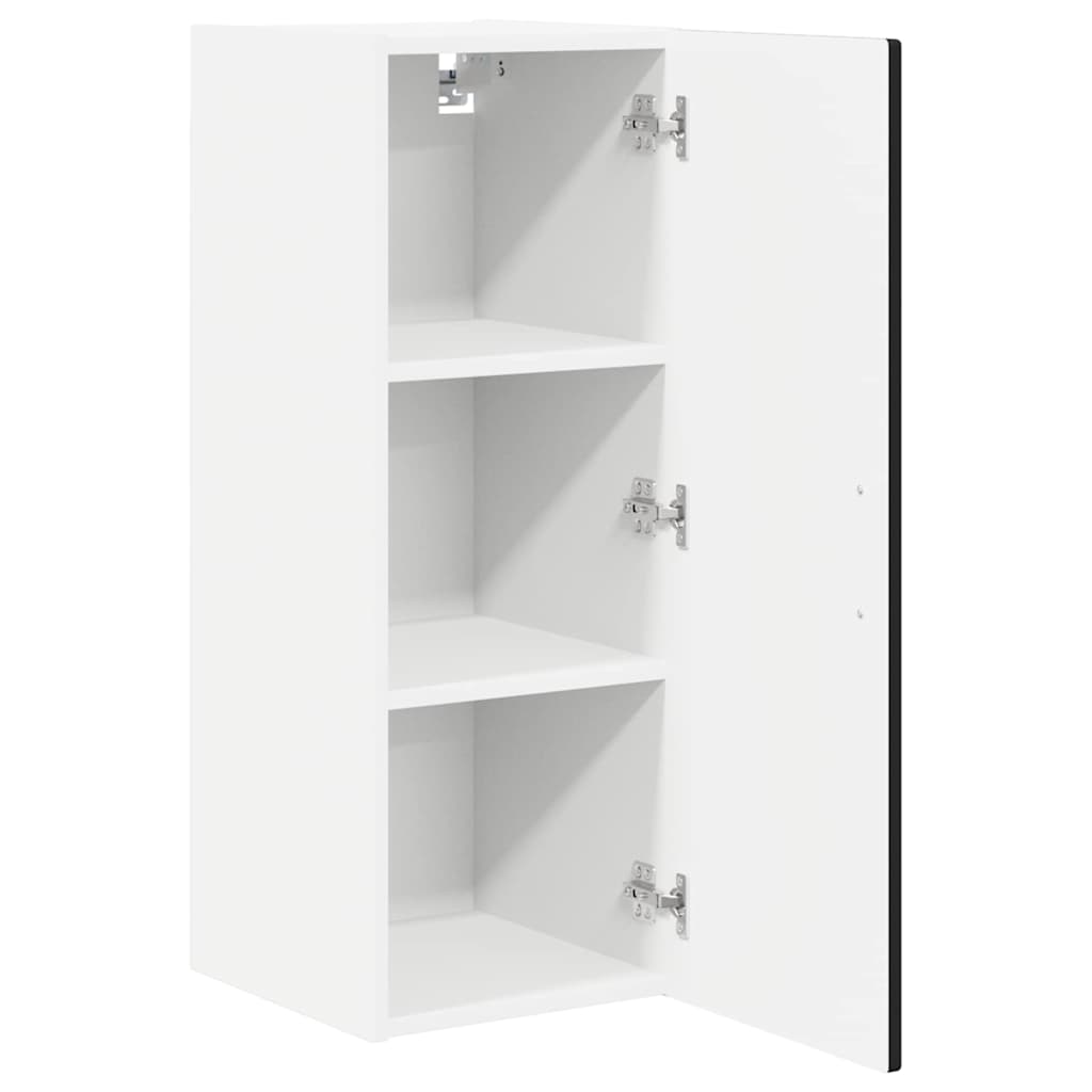 vidaXL Küchenschrank mit Regal Schwarz 30 x 31 x 80 cm Holzwerkstoff