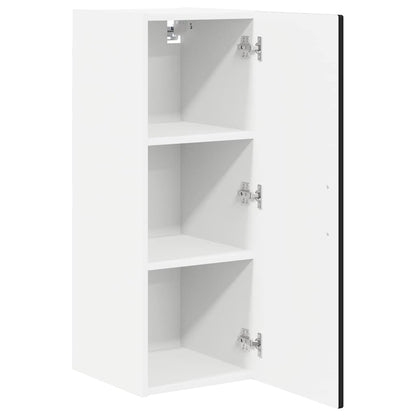 vidaXL Küchenschrank 2 pcs Schwarz 30 x 31 x 80 cm Holzwerkstoff