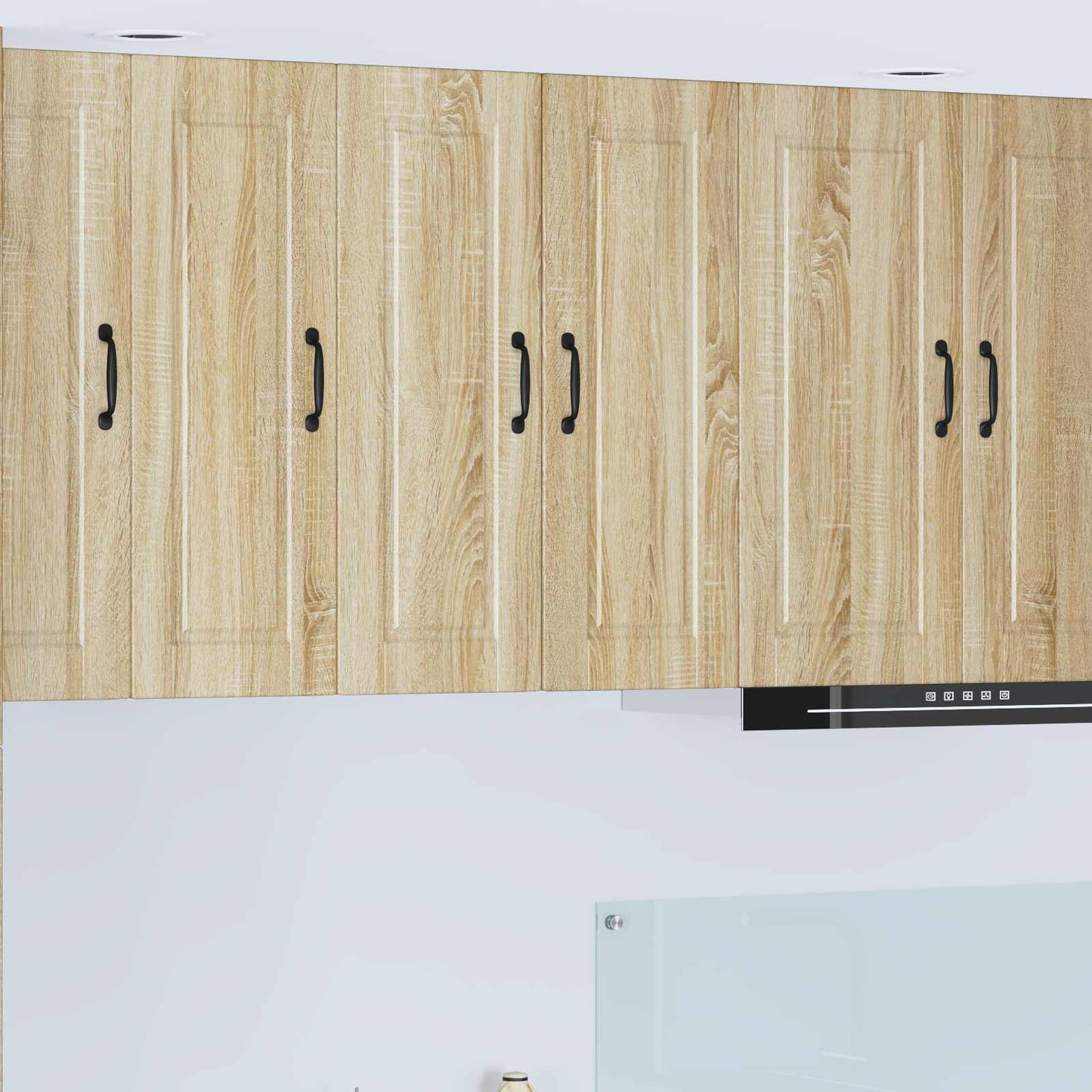 vidaXL Küchenschrank 2 pcs Sonoma-Eiche 30 x 31 x 80 cm Holzwerkstoff