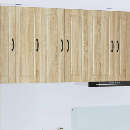 vidaXL Küchenschrank 2 pcs Sonoma-Eiche 30 x 31 x 80 cm Holzwerkstoff