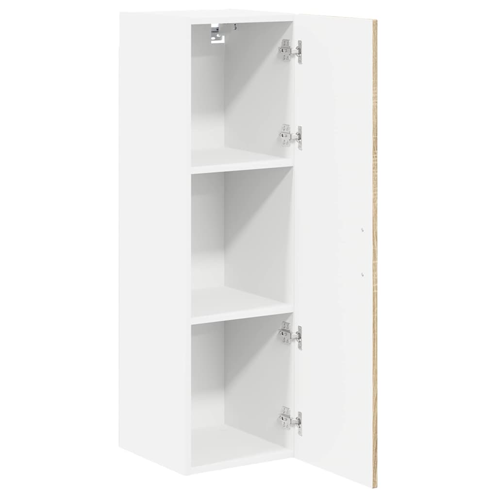 vidaXL Küchenschrank 2 pcs Sonoma-Eiche 30 x 31 x 80 cm Holzwerkstoff