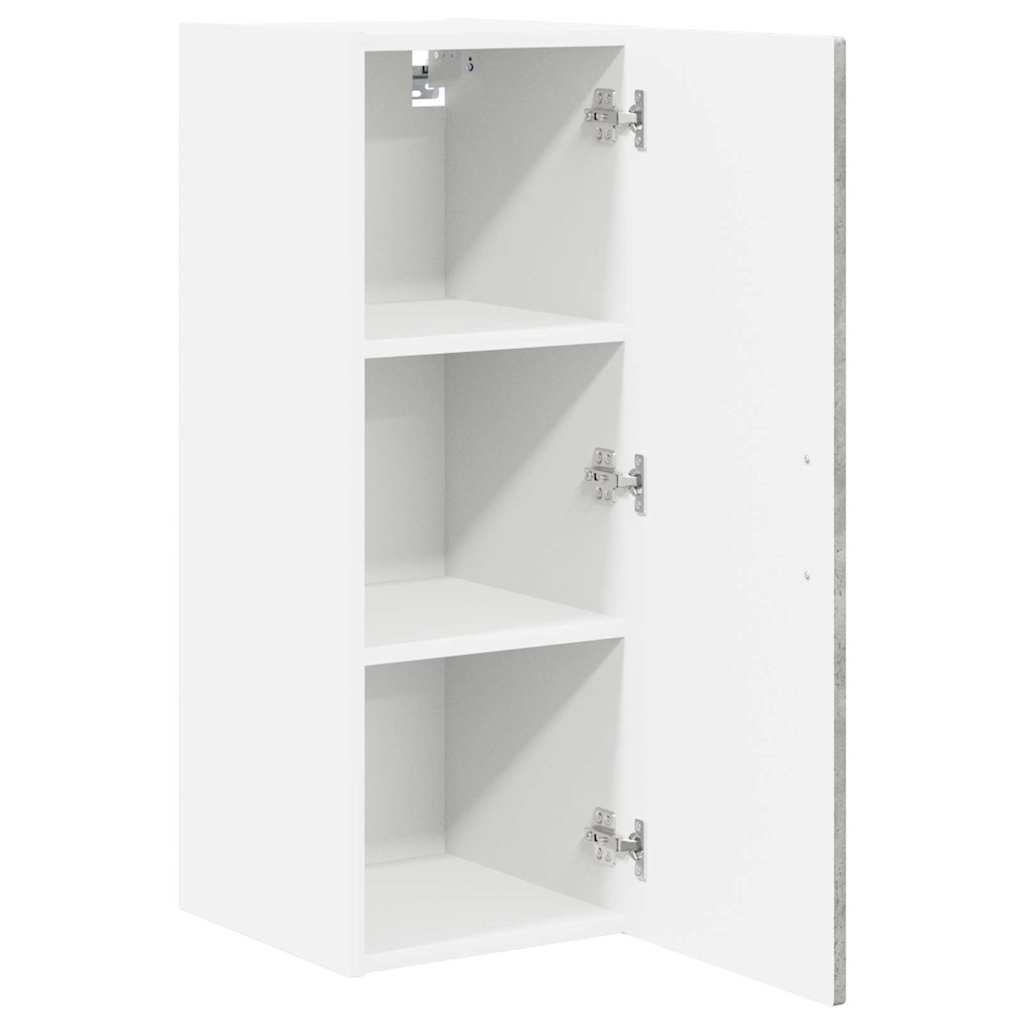 vidaXL Küchenschrank 2 pcs Beton Grau 30 x 31 x 80 cm Holzwerkstoff