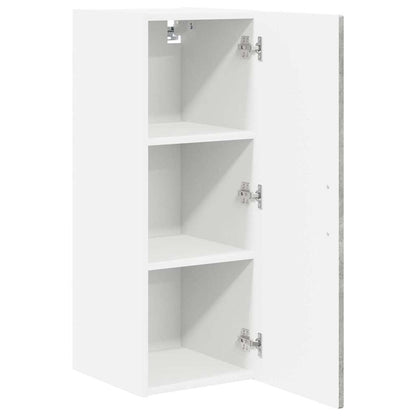 vidaXL Küchenschrank 2 pcs Beton Grau 30 x 31 x 80 cm Holzwerkstoff