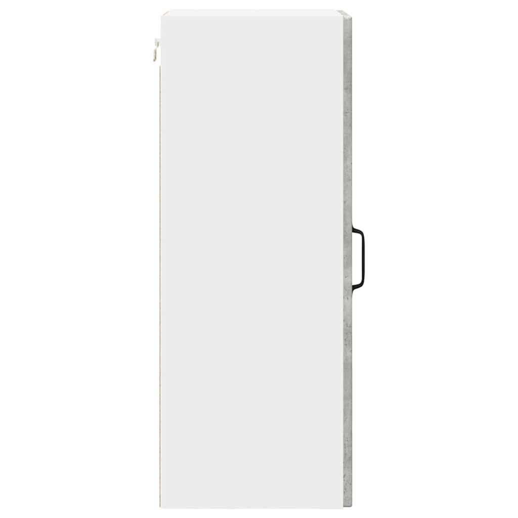 vidaXL Küchenschrank 2 pcs Beton Grau 30 x 31 x 80 cm Holzwerkstoff