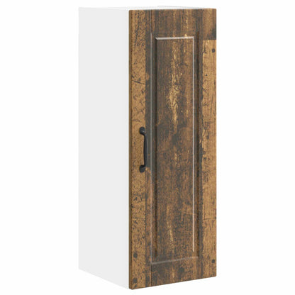 vidaXL Küchenschrank mit Regal 2 pcs Geräucherte Eiche 30 x 31 x 80 cm