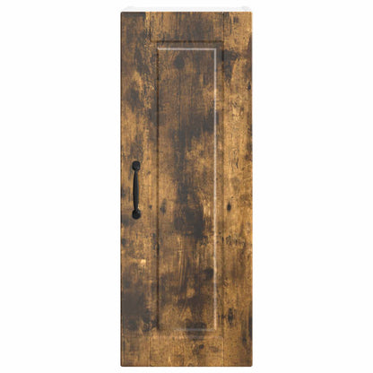 vidaXL Küchenschrank mit Regal 2 pcs Geräucherte Eiche 30 x 31 x 80 cm